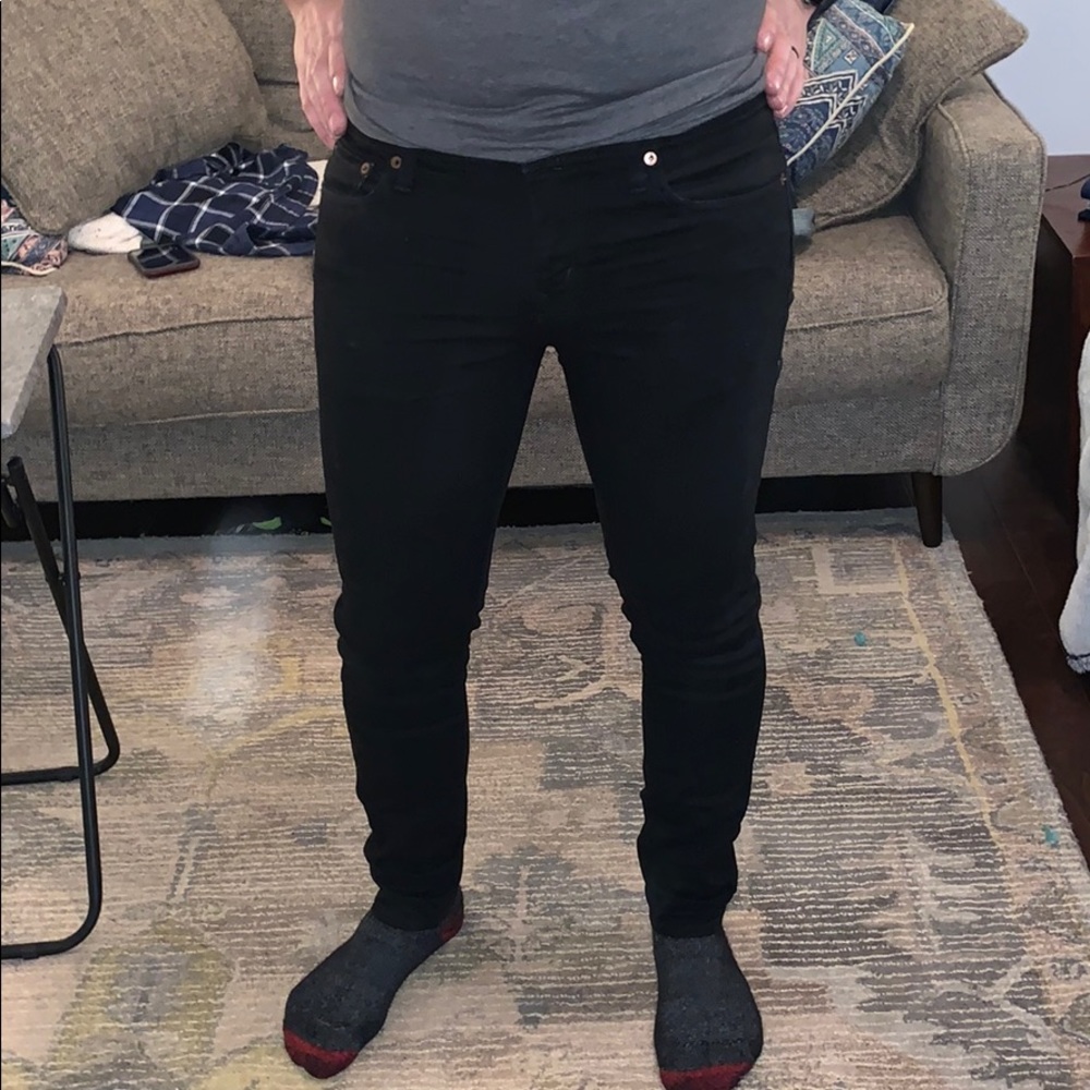 American eagle black jeans 30x32